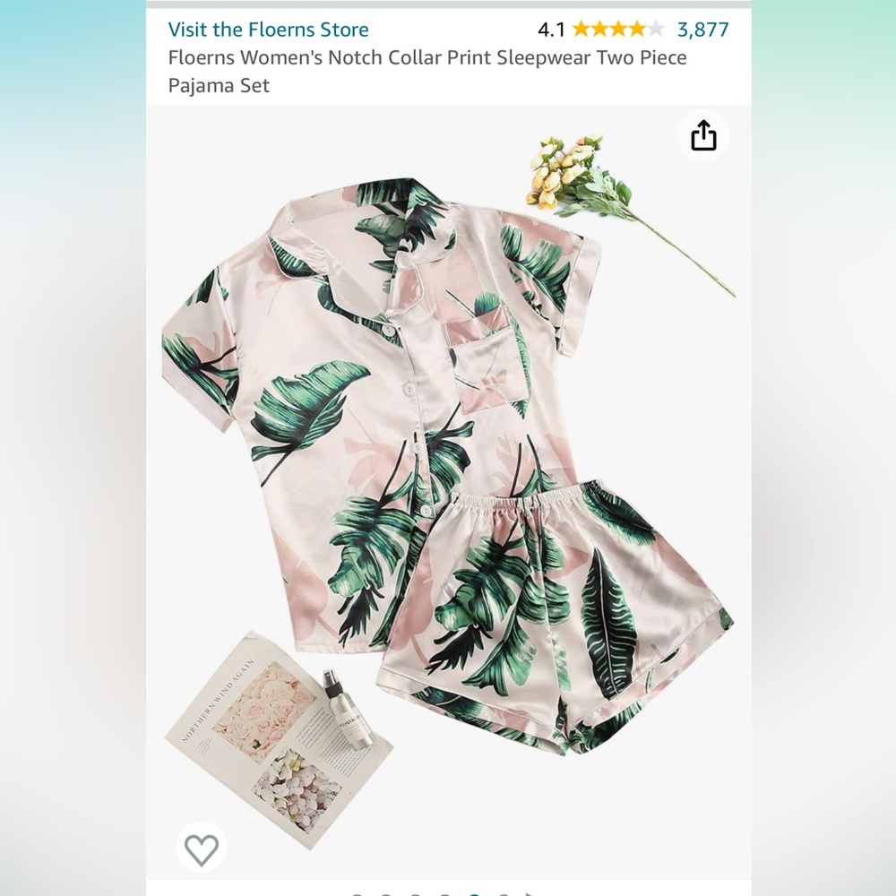 Florens Sleepwear Two Piece Set